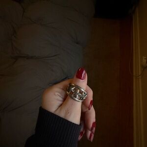 Rare large chrome hearts Silver Star Ring